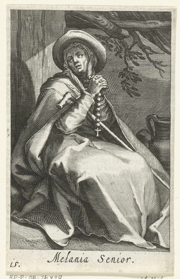Santa Melania la Vecchia come eremita - Rijks Museum, Amsterdam